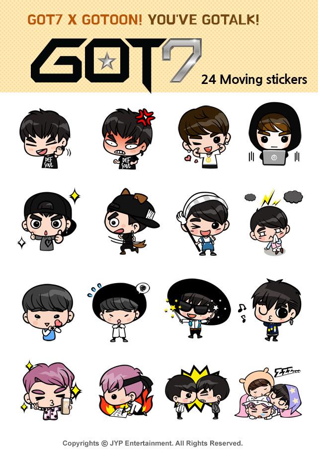 the_FANSSHOP's tweet photo. GOT7 x GOTOON! 갓톡왔숑!
GOT7 갓툰 카카오톡 애니메이션 이모티콘 출시!
깜찍한 갓툰을 내 손안에 쏙!! 
KOREA http://t.co/wWBOdjRO4c
#갓톡티콘 #갓툰 http://t.co/iI6qkqgJsB