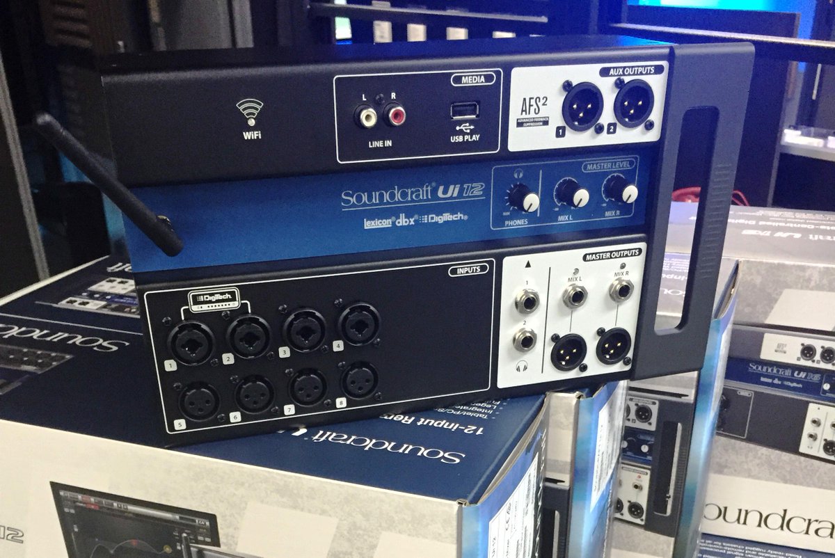 BrisbaneSound's tweet photo. Soundcraft Ui mixers have landed, follow the link for pricing or drop in for a demo! http://t.co/2QIFFRFb8F http://t.co/SDX8mW6irj
