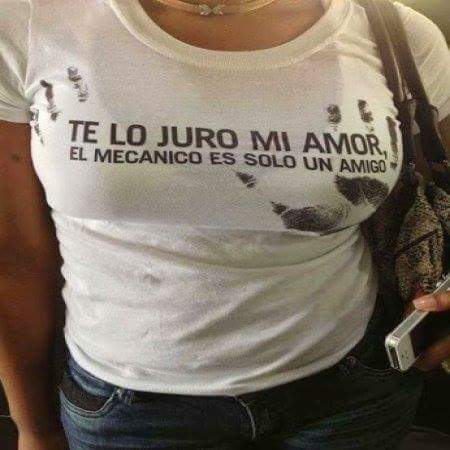 CrgioP's tweet photo. Si su hija sufre y llora, es por un mecánico, señora... http://t.co/pJEKjZ8efd