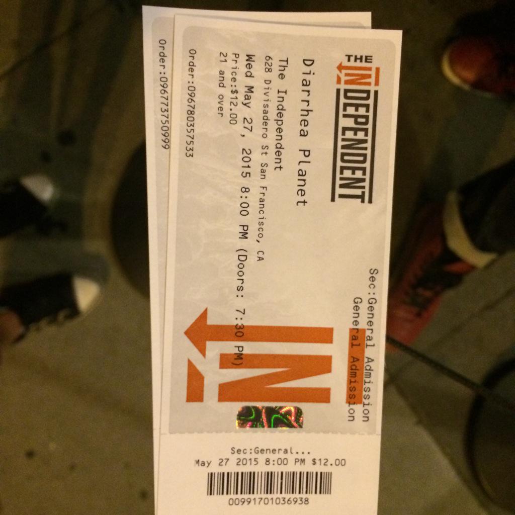 katiewc's tweet image. And now... Diarrhea Planet.