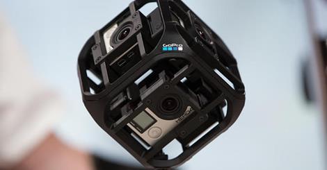 Virtualitizer's tweet image. GoPro is readying a six-camera array capable of...  virtualreality.trendolizer.com/2015/05/gopro-…