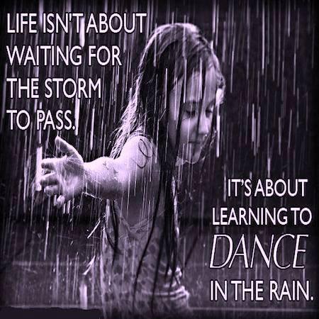 JKs_Batgirl's tweet photo. In life there are a lot of storms it's all about how you handle them. #LearningToDanceInTheRain http://t.co/1j9WuD1SzX