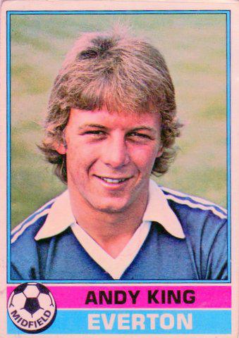 EnglishFootCard's tweet image. #AndyKing #Everton #Topps 1977