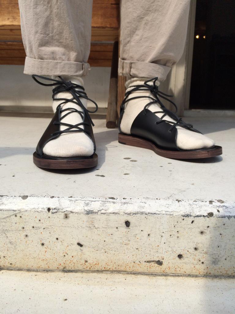 sunsea-cut off lace up shoes