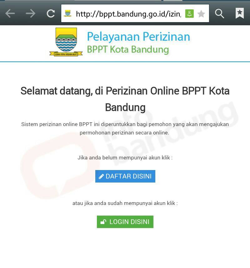 Beginilah Cara Mengurus Perizinan via Online di Bandung bit.ly/1KAteyk  #InfoBandung