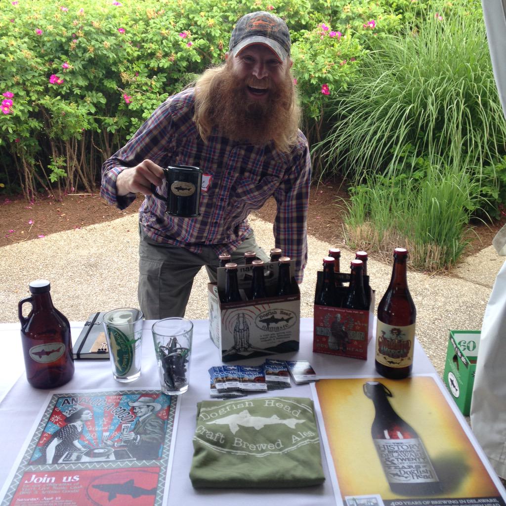 Check out this off-centered guy at the <a href="/LewesChamberDE/">Lewes Chamber</a> breakfast! Visit Andrew at the <a href="/dogfishbeer/">Dogfish Head Brewery</a> Inn! #netde