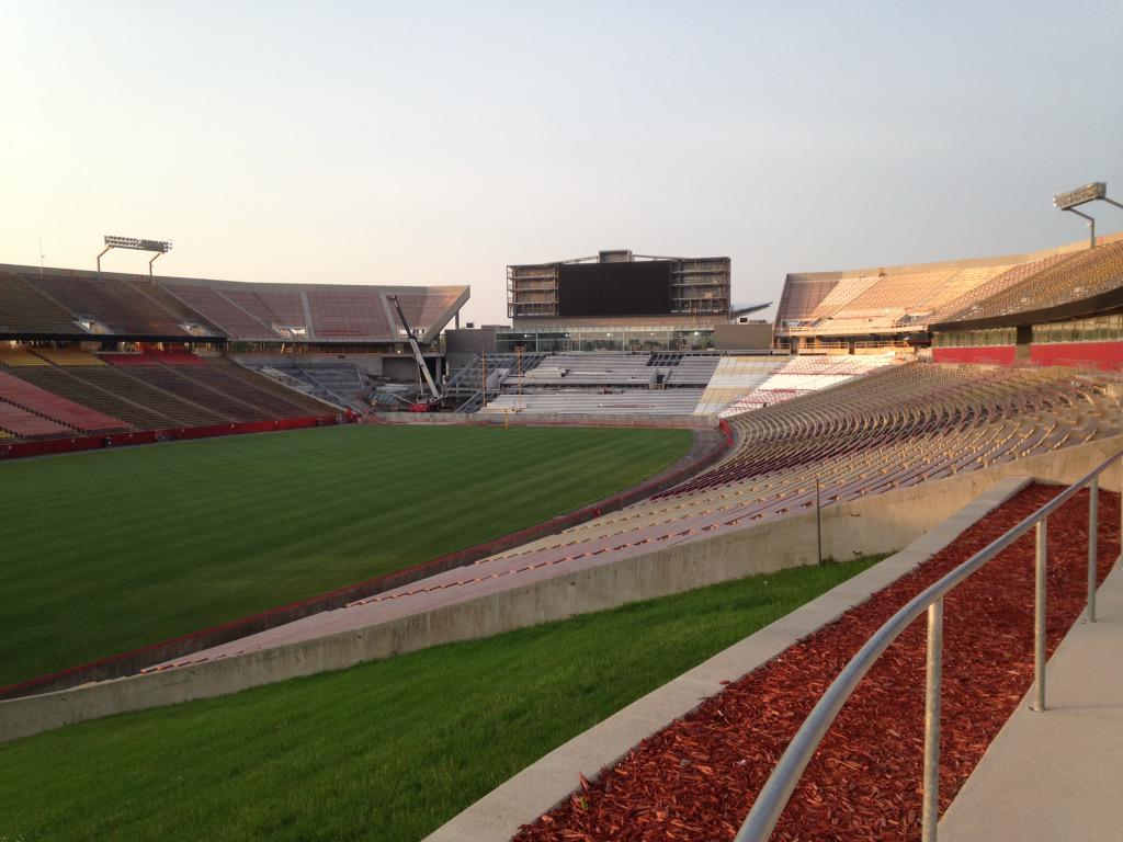 rogerriley's tweet photo. #cyclones Jack Trice Bowl #gatewasopen @WHOhd @keithmurphy http://t.co/A76JKulXDT
