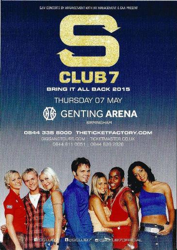 SClub7_Facts's tweet photo. #ThrowbackThursday #SClub7 #BringItAllBack2015 #sc7tour #May2015 #goodtimes #trueloveneverdies http://t.co/sNLVZDp0fD