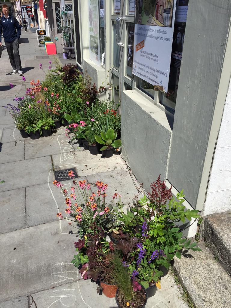 greenranelagh's tweet photo. Be sure to stop and smell the flowers today because loads of them will be planted around the town! #bloomfringe http://t.co/csS4Y3zzgC