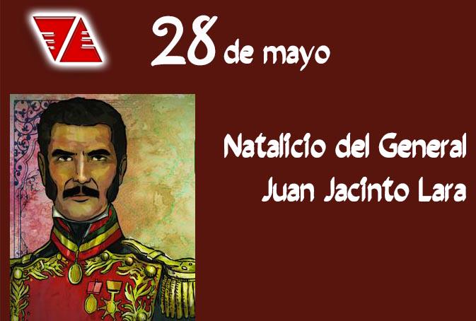 AcadUCLA's tweet photo. 28 de Mayo Natalicio del General Juan Jacinto Lara. http://t.co/c9m3w1ZEQZ http://t.co/QYJADrtXIn