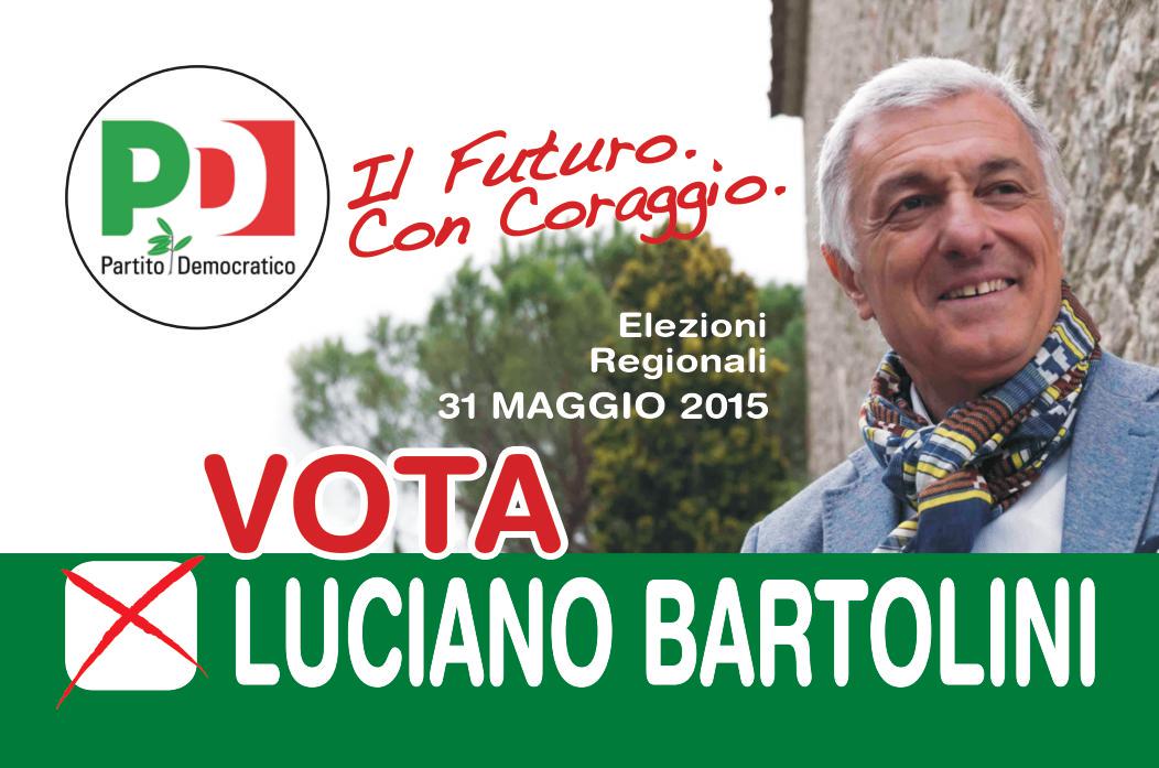 Dare la preferenza è un'opportunità ulteriore di esprimere un voto consapevole. 
Mettete una X su LUCIANO BARTOLINI!