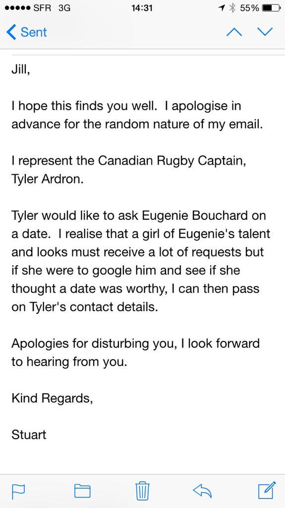 #tbt to the time I got shut down by <a href="/geniebouchard/">Genie Bouchard</a> 

<a href="/stuipeters/">Stuart Peters</a> seriously needs to up his chat 
 
#stillachance?
