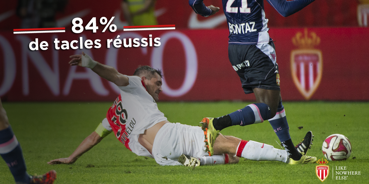 AS_Monaco's tweet photo. [#RetroStats] Jérémy Toulalan est le monégasque qui a tenté et réussi le plus de tacles (98) en #L1 cette saison ! http://t.co/irg58wxGl7