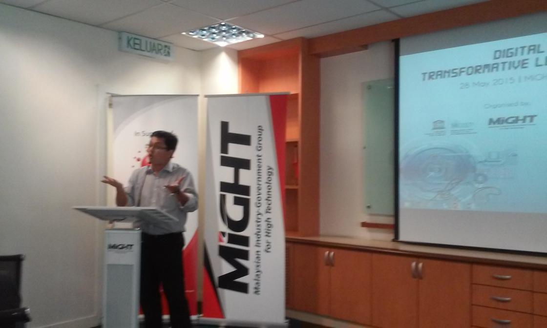 mspiyali's tweet image. Mr Rushdi @mightmalaysia suggests creating an interest group 2 take the #games4learning dialogue 4ward @UNESCO_MGIEP