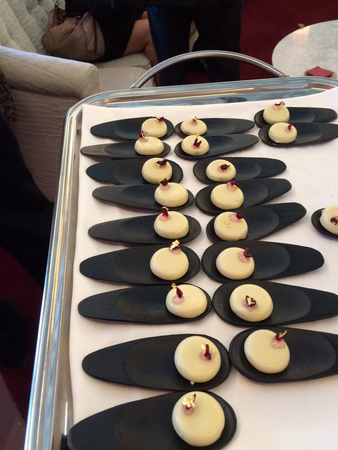 NHCollectionEB's tweet photo. MT @TravelbizPaul: "Opera, & fois gras/white chocolate canapés: VIP Level launch party @HumeWhitehead" #EBVIPLevel http://t.co/s6qCmqo9lU
