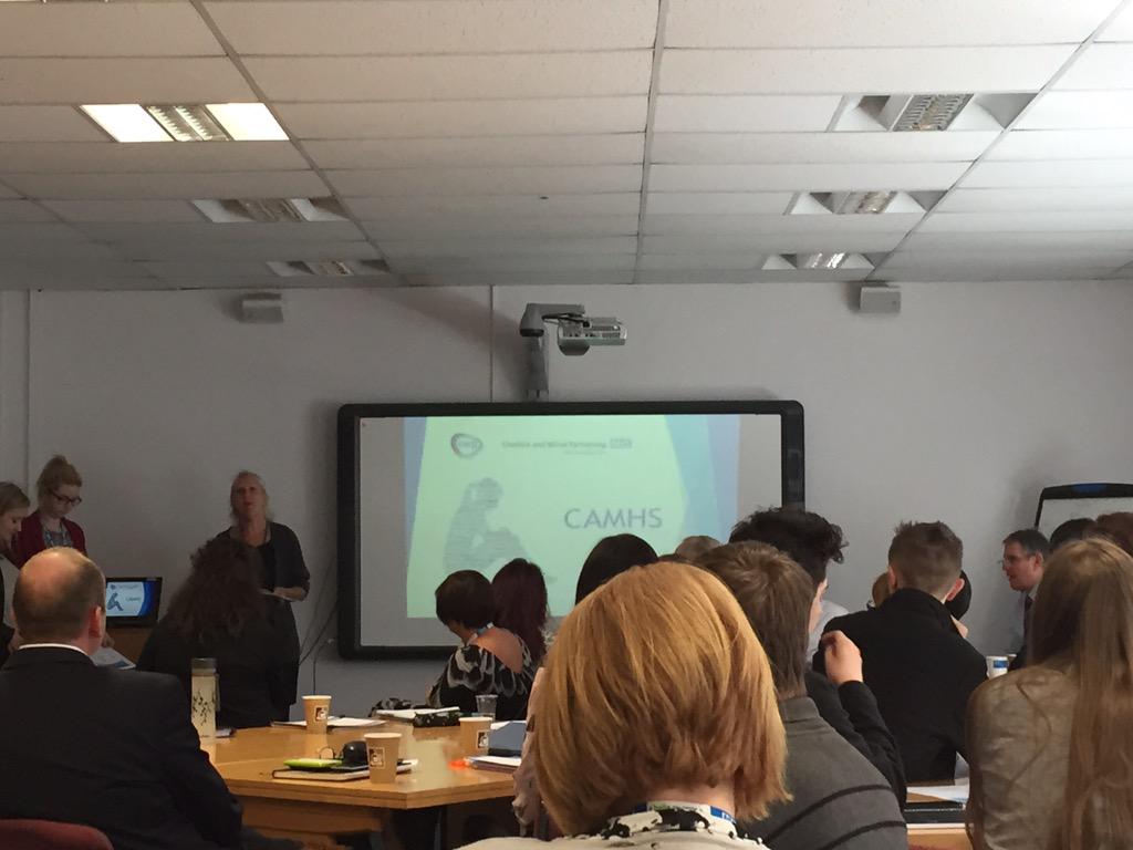 mymindfeed's tweet photo. West Cheshire CAMHS PPI group presenting at Youth Clinical Senate #cwac #cwp #coch #youngmentalhealth #youth http://t.co/ep2euXQmde