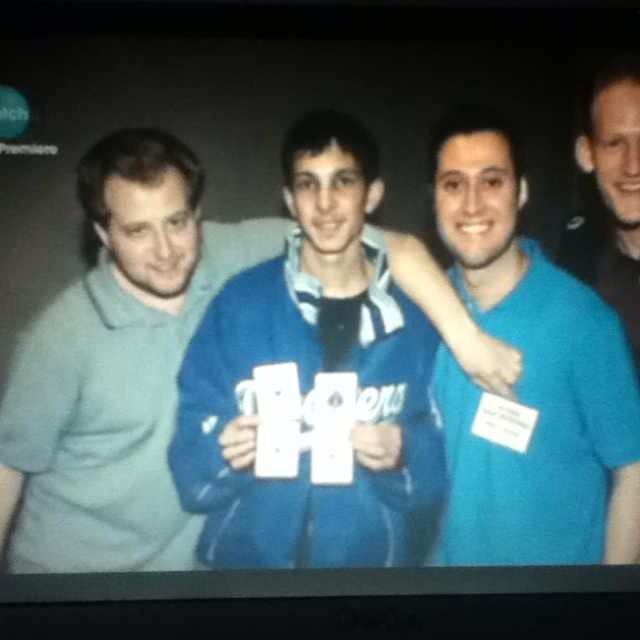 LeeAsherMagic's tweet photo. #TBT Hanging w/ @Dynamomagician (performing The Ripper), @MagicianFurman &amp; @KarlHeinMagic (circa late 1990s). http://t.co/2bRbLOViQu