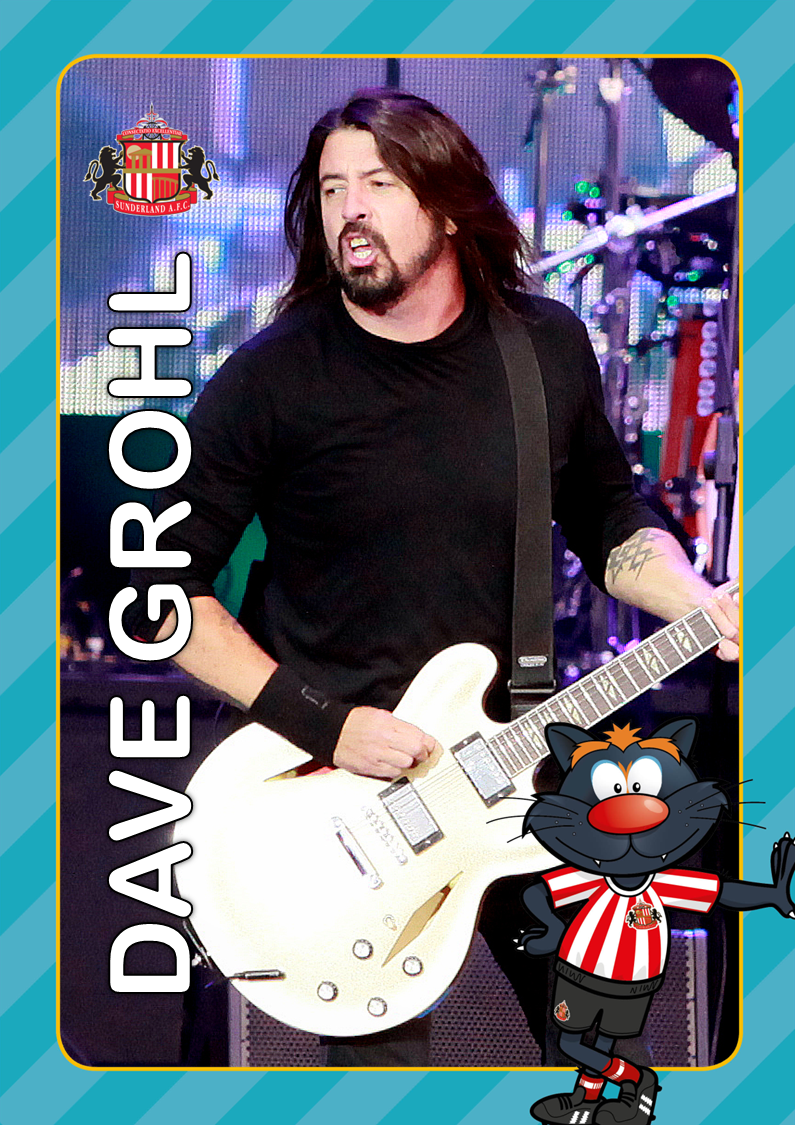SunderlandAFC's tweet photo. Junior Black Cats can add a special Foo Fighters card to their collection! #FoosAtSoL http://t.co/dgGSEAiWTd http://t.co/rdbMhqw12d