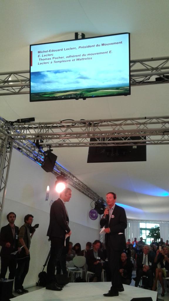 #BonEtBien <a href="/tompoch59/">thomas pocher</a> et Michel-Edouard Leclerc #GaspillageAlimentaire