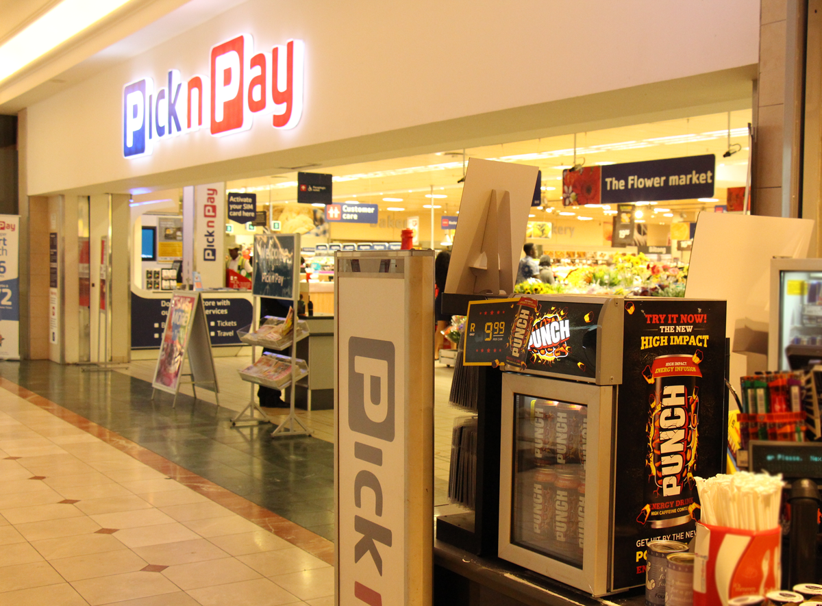 PunchEnergyZA's tweet photo. Spotted: Punch Energy @PicknPay @canal_walk Have you seen us at your local grocer? #HighImpactEnergy #ForThePeople http://t.co/Vy8NH0hOis