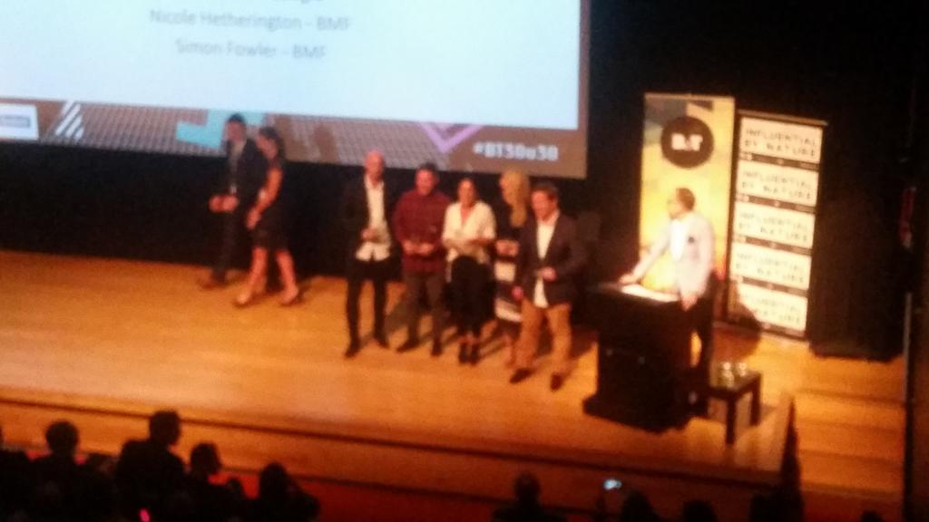 bandt's tweet image. Massive congratulations to all the winners in the ad/design category! Emily, Simon, Nicole, Ed &amp;amp; Iain! #BT30u30