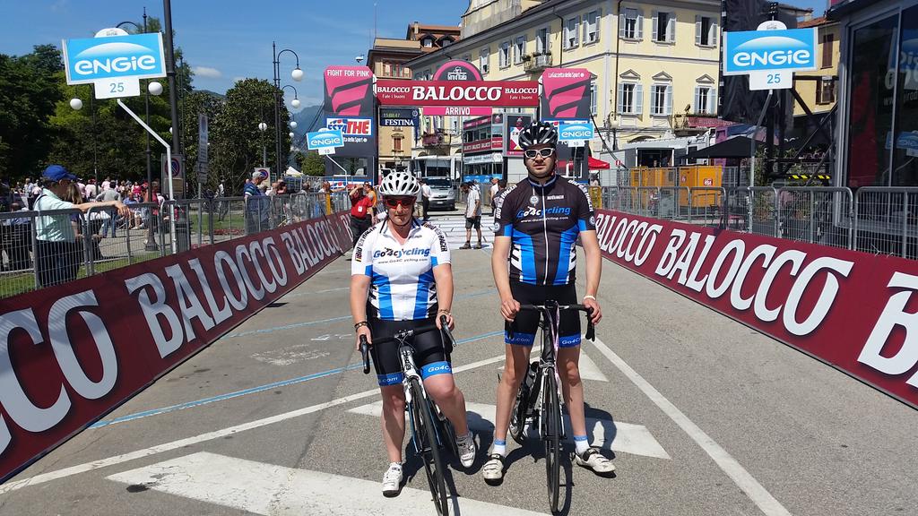 At today's finish in Verbania with <a href="/Go4Cycling/">Go4Cycling</a> #giro