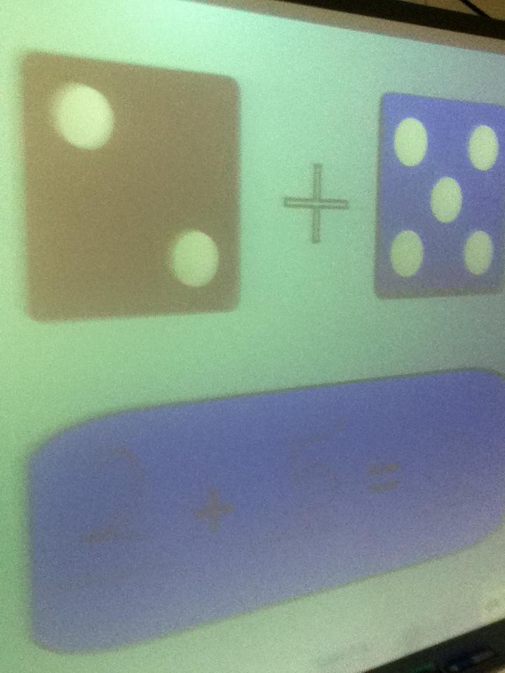 ELP112's tweet image. We roll and count #smartboardfun