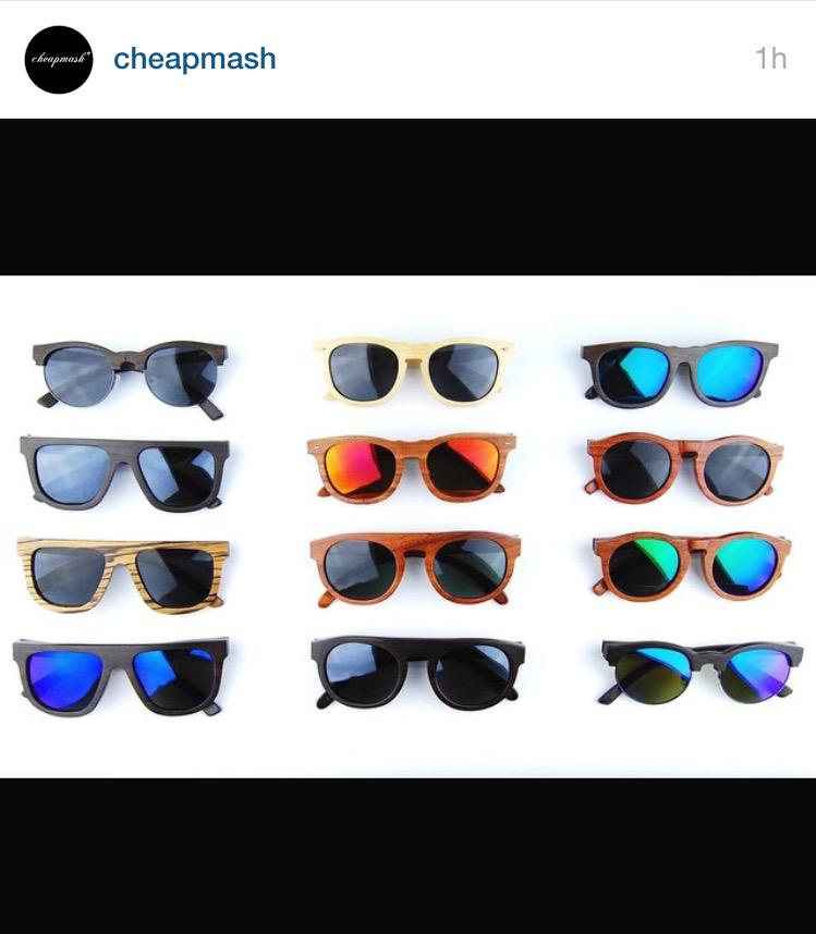 MenLookMDE's tweet photo. Les nouvelles lunettes de soleil tintées et en bois @cheapmash sont arrivées ! #Sun #Summer #Look #cheapmash http://t.co/StDhayI5hZ