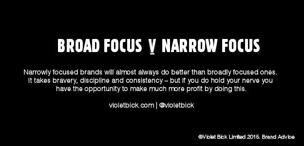 violetbick's tweet photo. Broad Focus V Narrow Focus https://t.co/PCr6WjQBMW #branding #advertising #brand #marketing #business #entrepreneur http://t.co/xestZgkCUK