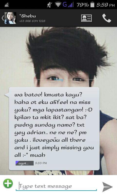 agotlope_'s tweet image. Haha. Imy na gaga! Wala akong load 😁 see u on Sat. #swity