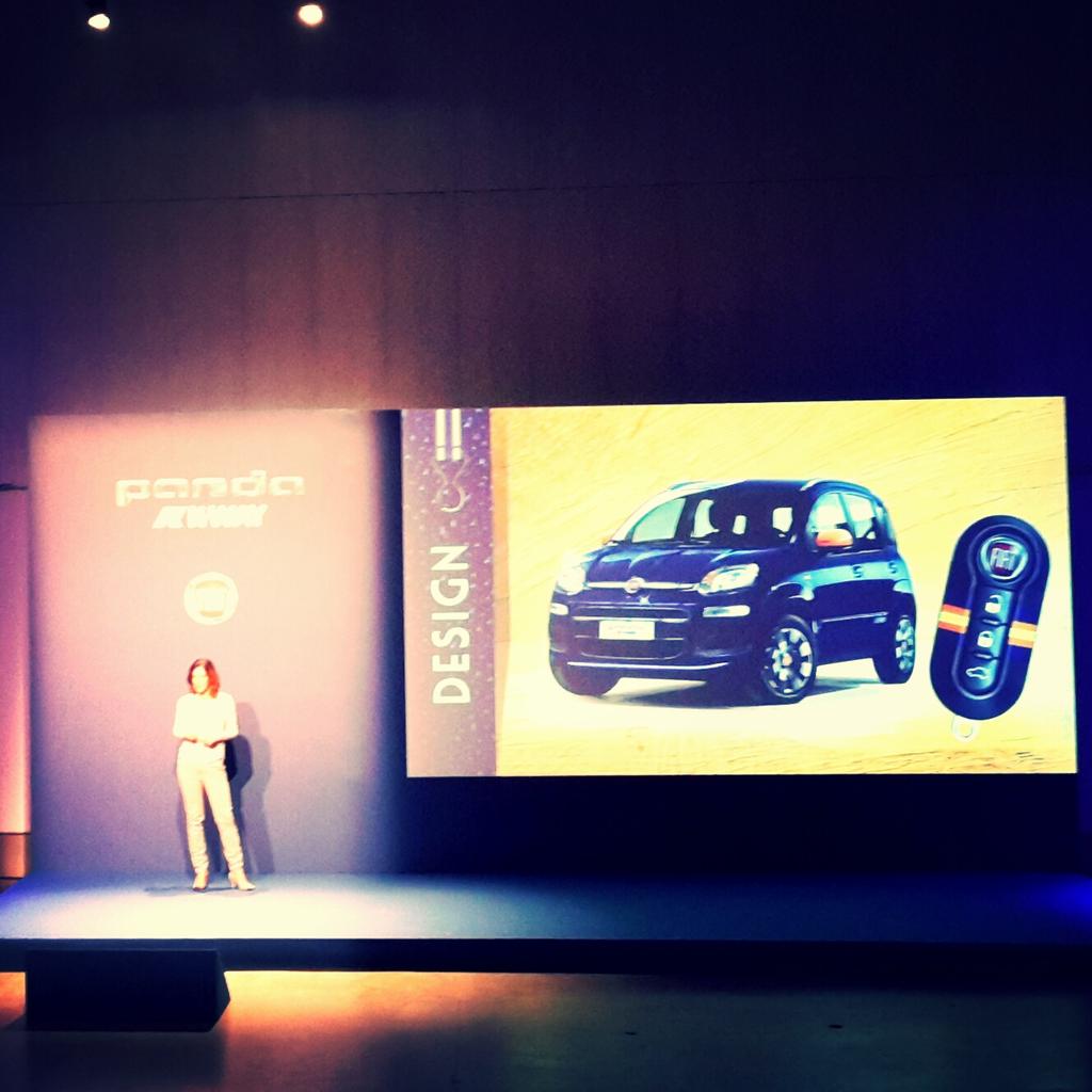 silvioderossi's tweet photo. Antonella Bruno ci svela la nuova #PandaKway. Nasce il binomio tra @fiatontheweb e @kway_official! http://t.co/zSLSFRTm4d