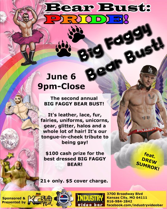 so excited 2 b performing n Kansas City on June 6th for Bear Bust Pride Event @IVBKC 4 the 1st time.
