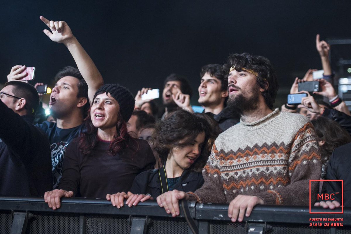 ¿En qué concierto del #MBCFest habría mayor concentración de móviles arriba?