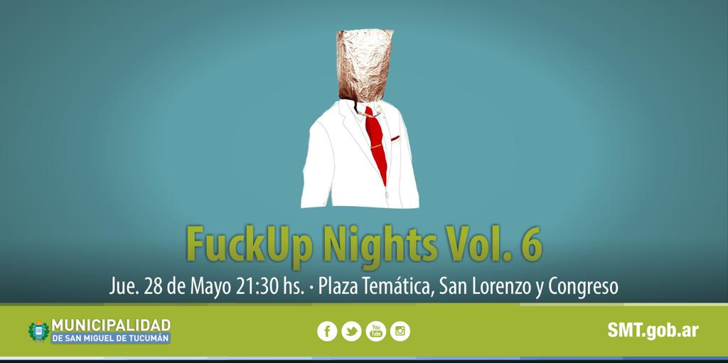 CiudadSMT's tweet photo. #FUCKUP Nights Vol. VI a las 21:30 hs. en Plaza Temática ¡Te esperamos! @FuckUpTucuman @FuckupNight @FAM_argentina http://t.co/BkiSNm8vlM