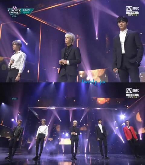 Arabflamers's tweet photo. 150528 #SHINeeView2ndWin اداء شايني An Encore في ام كاونتداون http://t.co/AzMsMlHYXM