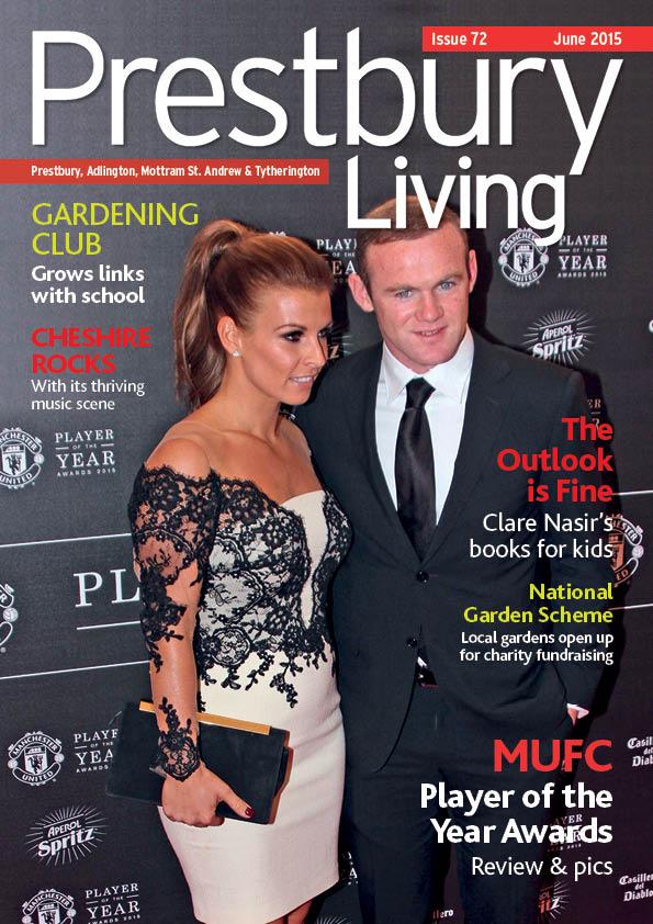 InCheshireMag's tweet image. Recognise the #localresidents on the cover of #Prestbury Living magazine? @WayneRooney @bacchusprestbur