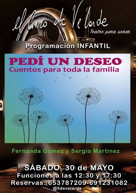 5deVelarde's tweet photo. Este finde, para toda la familia!!!! Cuenta cuentos musicales y concierto íntimo!!! Propuestas para todos los gustos! http://t.co/YQVpalQohC