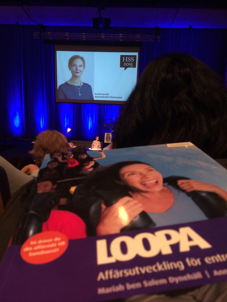 Gunilla Nordlöf GD TVV om deras satsning på entreprenörskraft i högre utbildning tillsammans m Drivhuset. #hss15 #TVV