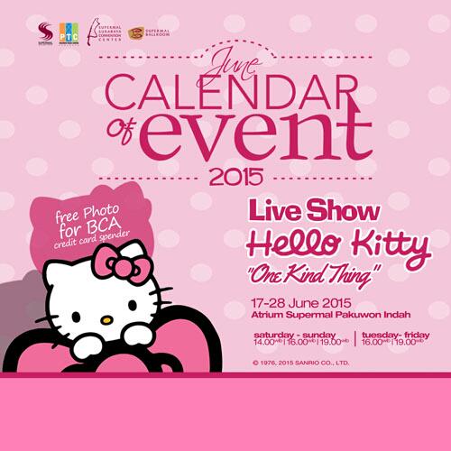 Are You Ready for June Everyone?!?!

Hello Kitty will come to Atrium Supermal Pakuwon Indah

For more info, please c…