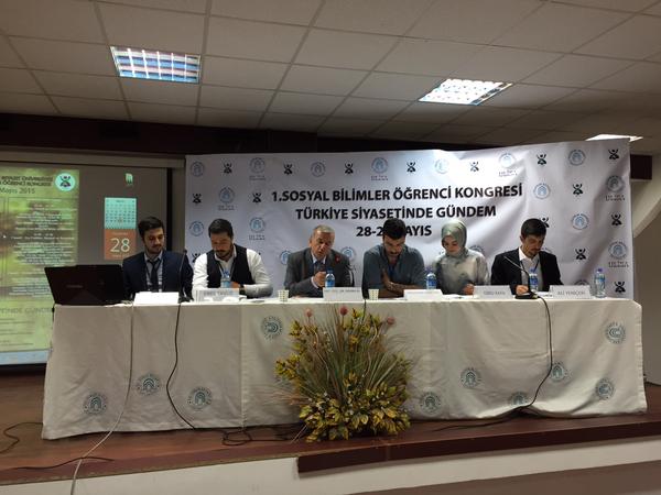 Üniversitemiz ULİSA ve ADT'nin düzenlediği Türkiye Siyasetinde Gündem başlıklı 1.Sosyal Bilimler Öğr. Kong. başladı.