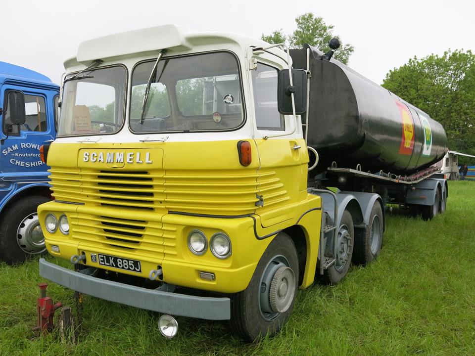 Lovely Scammell with tanker...taken by John Lockett