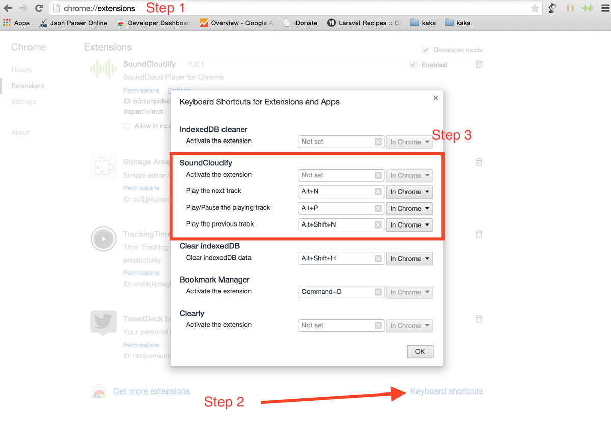 upnextplayer's tweet photo. If you want to modify default #shortcut for #music playback in #SoundCloudify, here are 3 simple steps: http://t.co/JftVRdnzDA