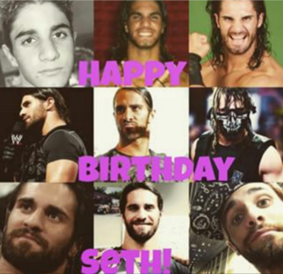 Happy birthday to seth rollins    