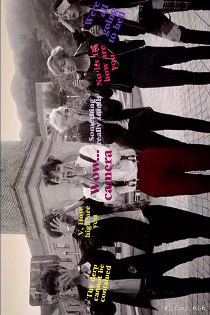 Made this and I'm very proud. Paused the video at the perfect time 😂😂 <a href="/BTS_twt/">방탄소년단</a> #bts #piccollage