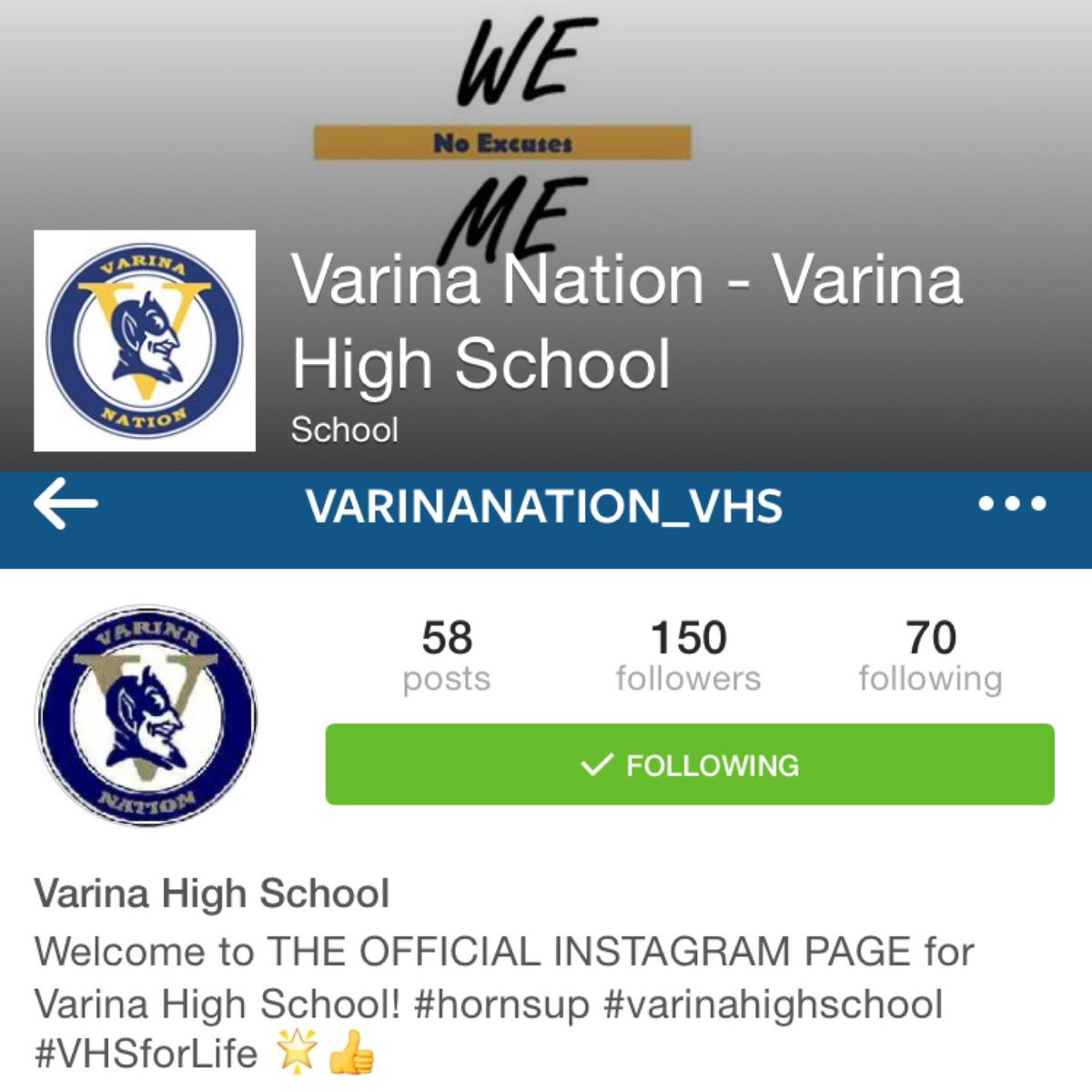 VarinaHS_Leader's tweet photo. Check us out on Instagram as well as our Facebook to stay in the know with all of the events here at #VHS http://t.co/xjo7tV9zfr
