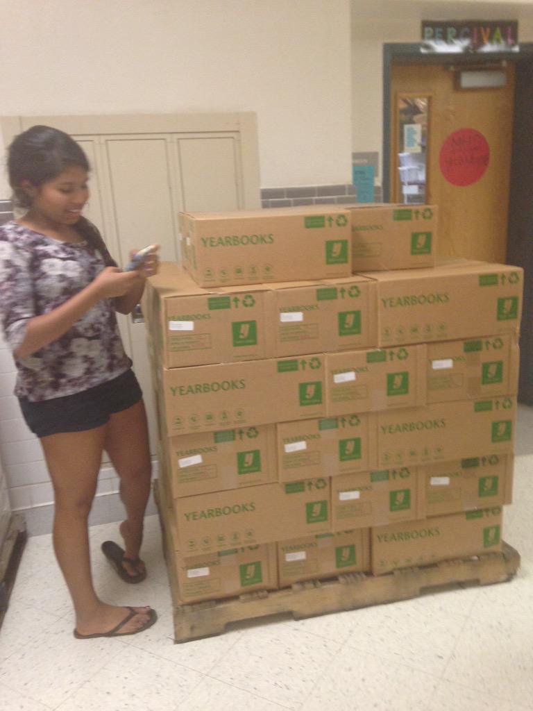 Yearbooks are here!