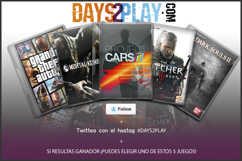 Ethieen's tweet photo. Sigue a @days2play_es y tuitea con #DAYS2PLAY para ganar 1 -> GTA V, Project Cars, MK X, The Witcher 3 o Dark Souls 2 http://t.co/BWoVWsS9Et