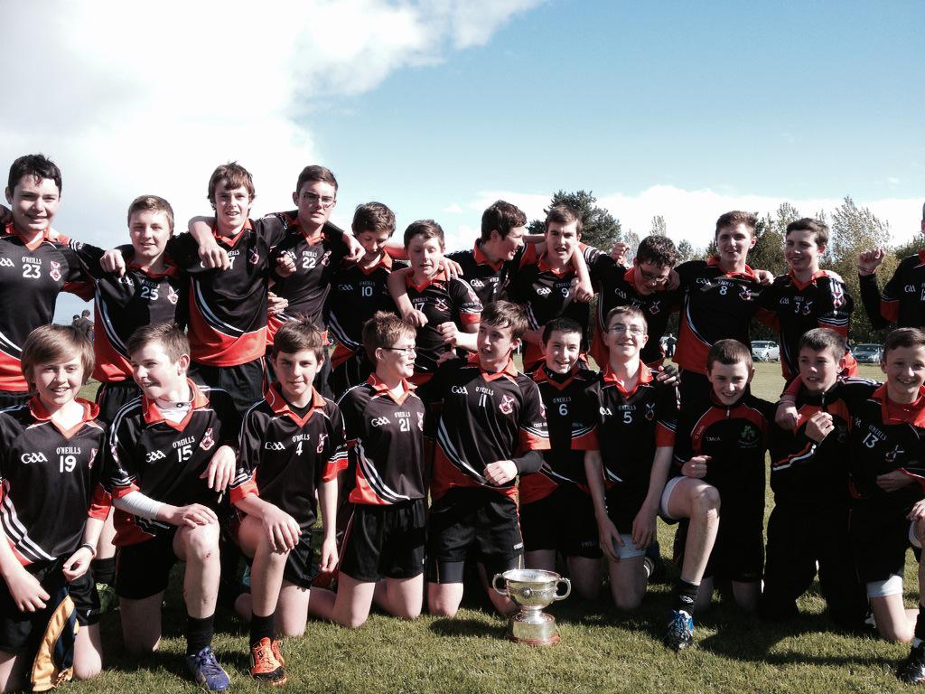 CpcBallycastle's tweet photo. CPC - @Ulster_Colleges Gallagher Cup champions 2015 - beating @StKillians 3-11 to 3-2 in final #thatswhywerdifferent http://t.co/x05v9sVK6H