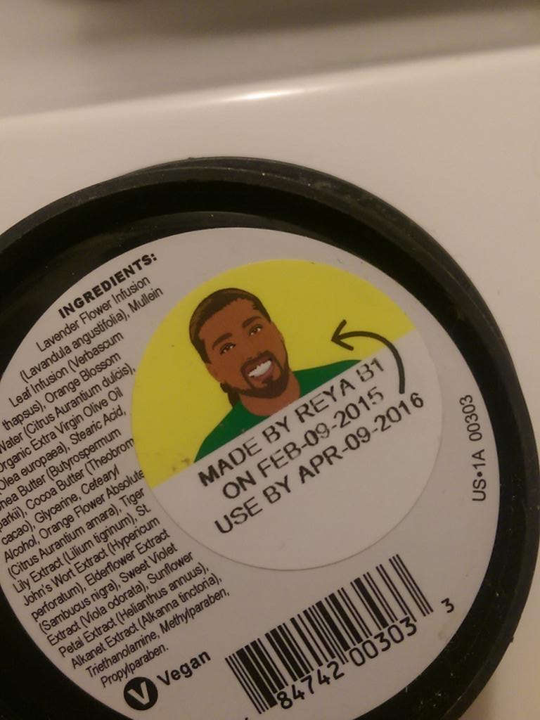 chiceq's tweet photo. My Lush was made my kanye west himself http://t.co/c8luHwHKnO