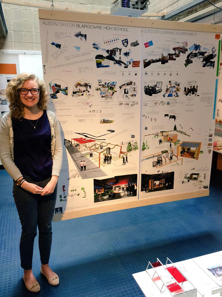 Super meeting design student <a href="/aliT92/">Alison Taylor</a> at #djcaddegreeshow fresh from her <a href="/STVNews/">STV News</a> appearance! dundee.ac.uk/djcad/news/201…